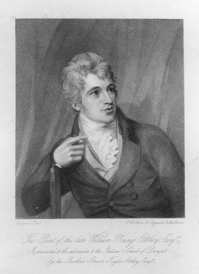 William Young Ottley, engraved by Frederick Christian Lewis, c.1836 by Domenico Pellegrini